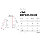Load image into Gallery viewer, Bomber Double Zipper Jacket JOVE BLACK
