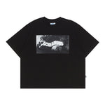 Load image into Gallery viewer, T-Shirt BOXY FIT 16s TYPEFORM and COLLECTIVE SHAPES BLURS BLACK
