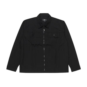Screamous Kemeja Long Sleeve Overshirt URBEX MELDIVE BLACK