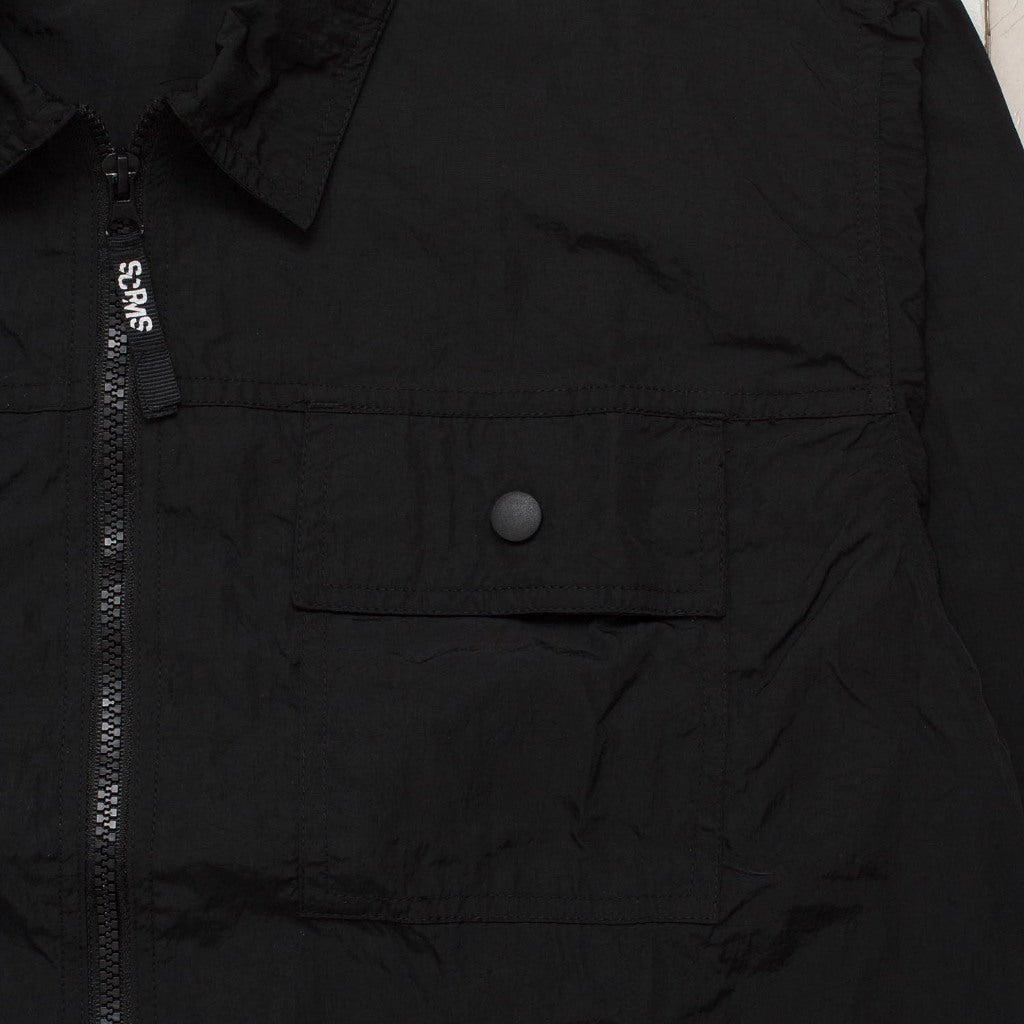 Screamous Kemeja Long Sleeve Overshirt URBEX MELDIVE BLACK