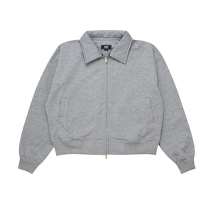 Sweater Fleece Jacket Double Zipper BOXY FIT HALLER