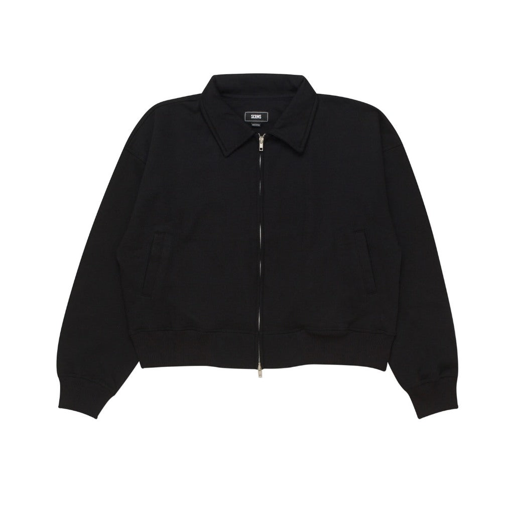 Sweater Fleece Jacket Double Zipper BOXY FIT HALLER