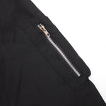 Load image into Gallery viewer, Bomber Double Zipper Jacket JOVE BLACK

