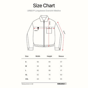Screamous Kemeja Long Sleeve Overshirt URBEX MELDIVE BLACK
