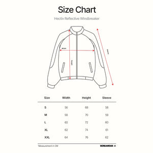 WindBreaker Jacket Reflective HECTIV BLACK