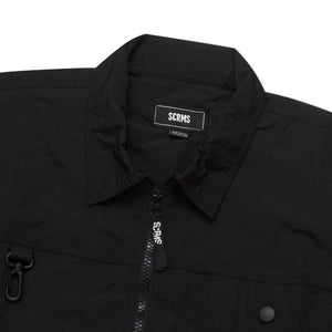 Screamous Kemeja Long Sleeve Overshirt URBEX MELDIVE BLACK