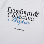 Load image into Gallery viewer, T-Shirt BOXY FIT 16s TYPEFORM and COLLECTIVE SHAPES CURSIVE WHITE
