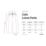 Load image into Gallery viewer, Long Pants CAFU BLACK Loose Fit
