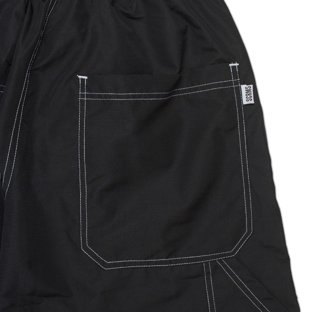 Track Pants Carpenter Parachute URBEX TERRAIN BLACK Loose Fit
