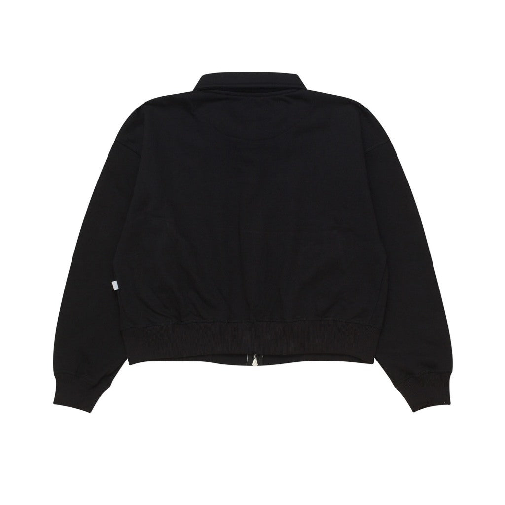 Sweater Fleece Jacket Double Zipper BOXY FIT HALLER