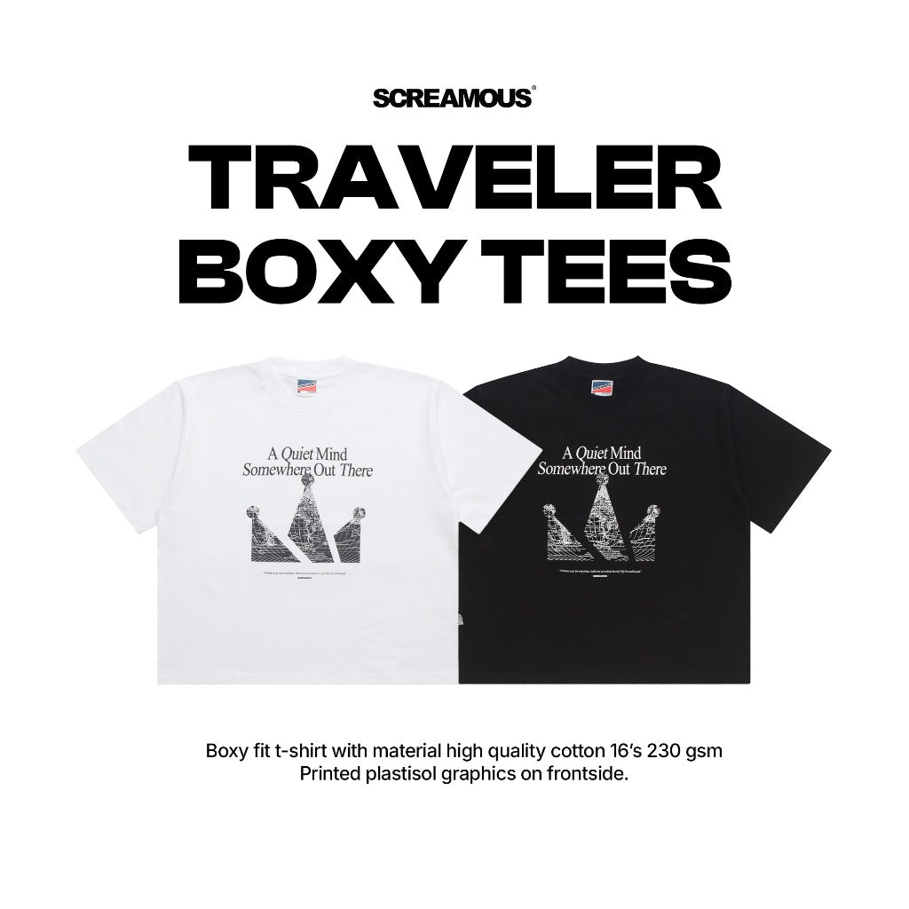 T-Shirt BOXY FIT 16s FIFTY FIVE and BEYOND TRAVELER