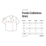 Load image into Gallery viewer, Shortsleeve Shirt FRODE BLACK Collarless
