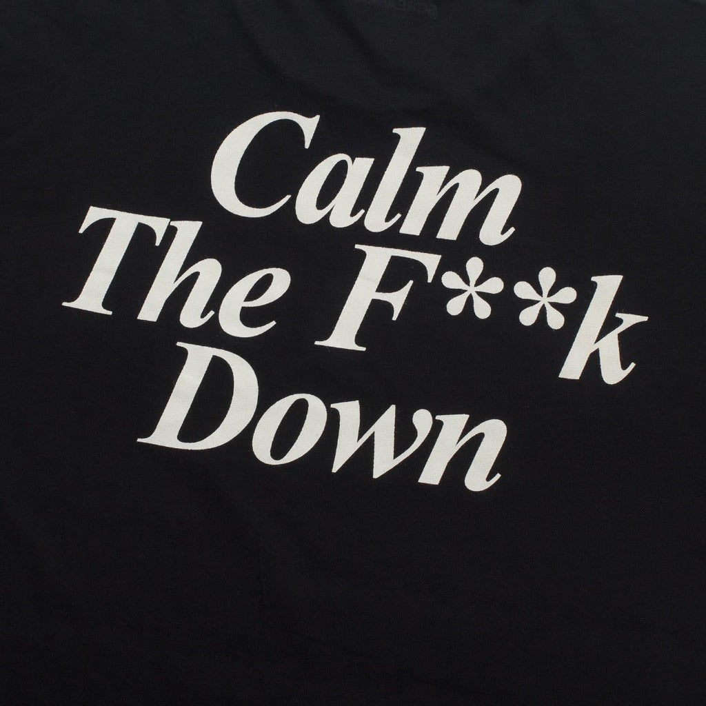 T-Shirt CALM DOWN BLACK