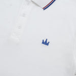 Load image into Gallery viewer, Polo Shirt CROWN LINE BLUE WHITE
