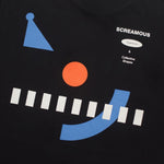 Load image into Gallery viewer, T-Shirt PARTIAL SHAPES BLACK
