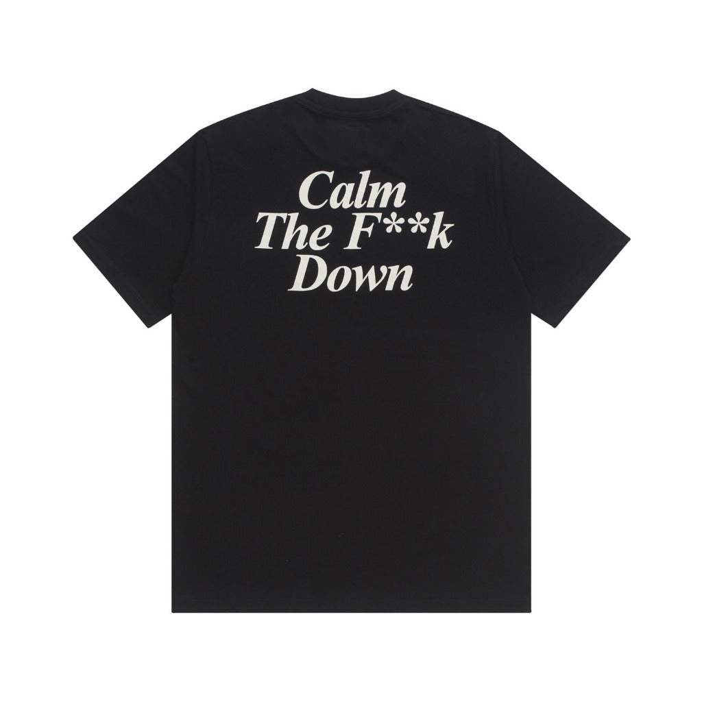 T-Shirt CALM DOWN BLACK