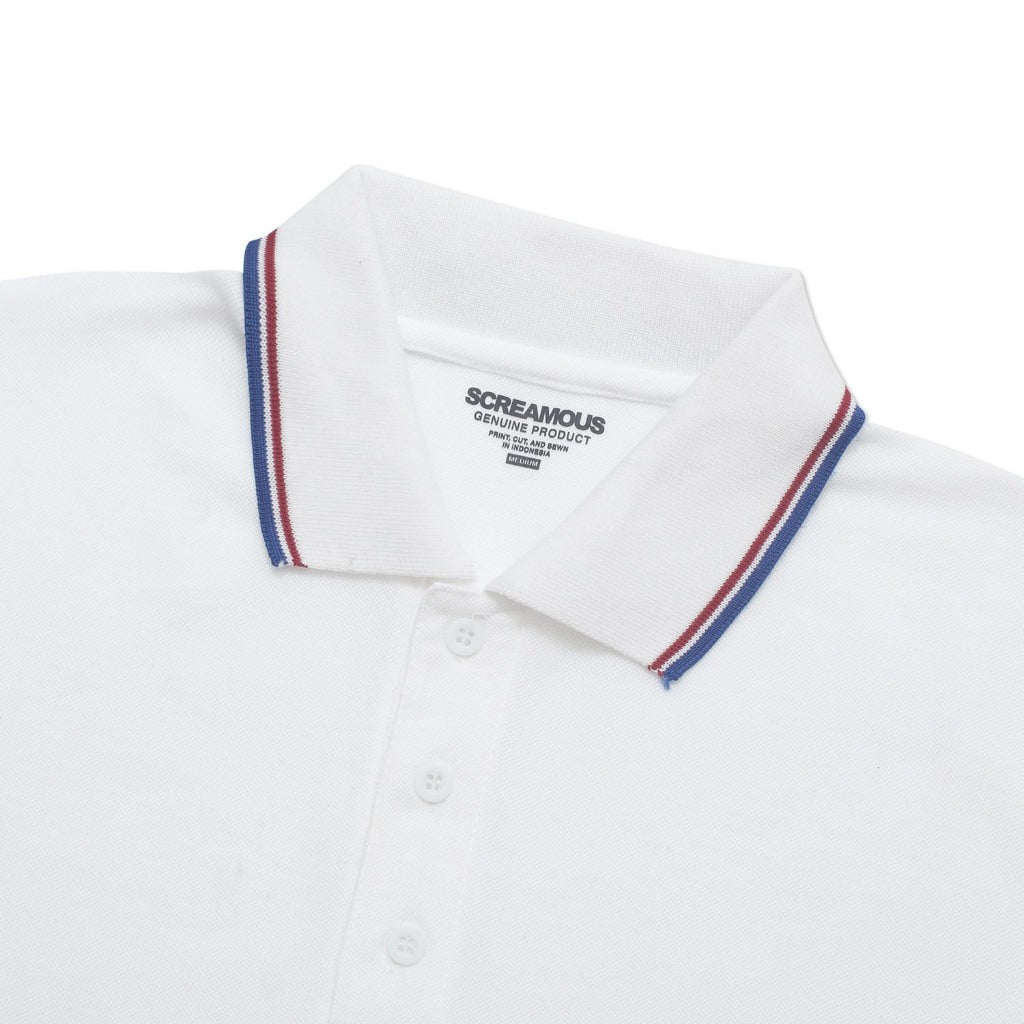 Polo Shirt CROWN LINE BLUE WHITE