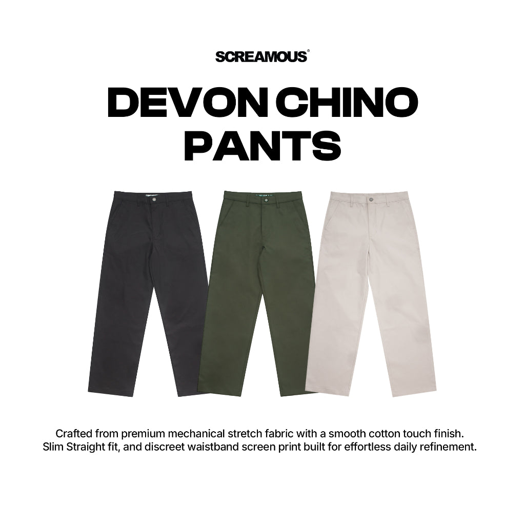 Celana Chino Pants DEVON – Screamous / Daily Wear