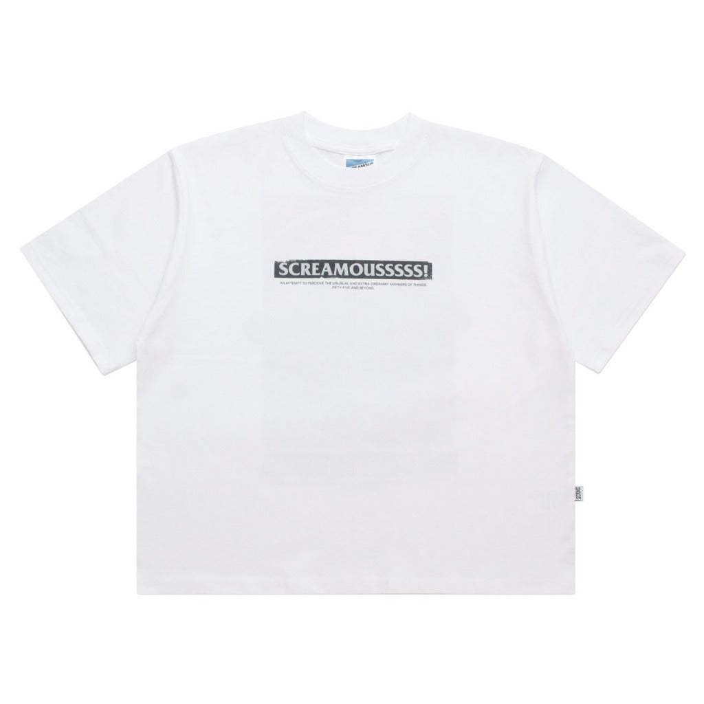 T-Shirt BOXY FIT 16s FIFTY FIVE and BEYOND BLACKHOLE WHITE