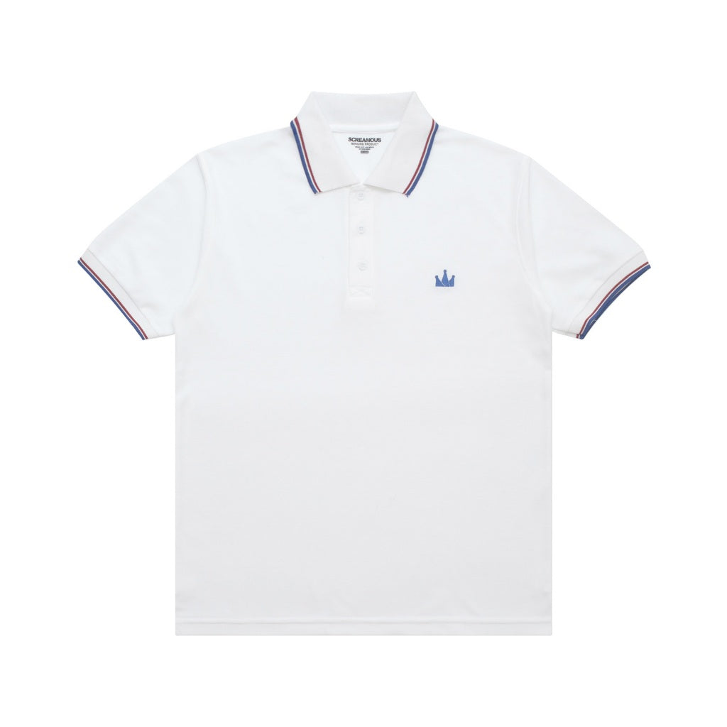 Polo Shirt CROWN LINE BLUE WHITE