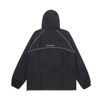 Load image into Gallery viewer, WindBreaker Jacket Reflective RILEY BLACK
