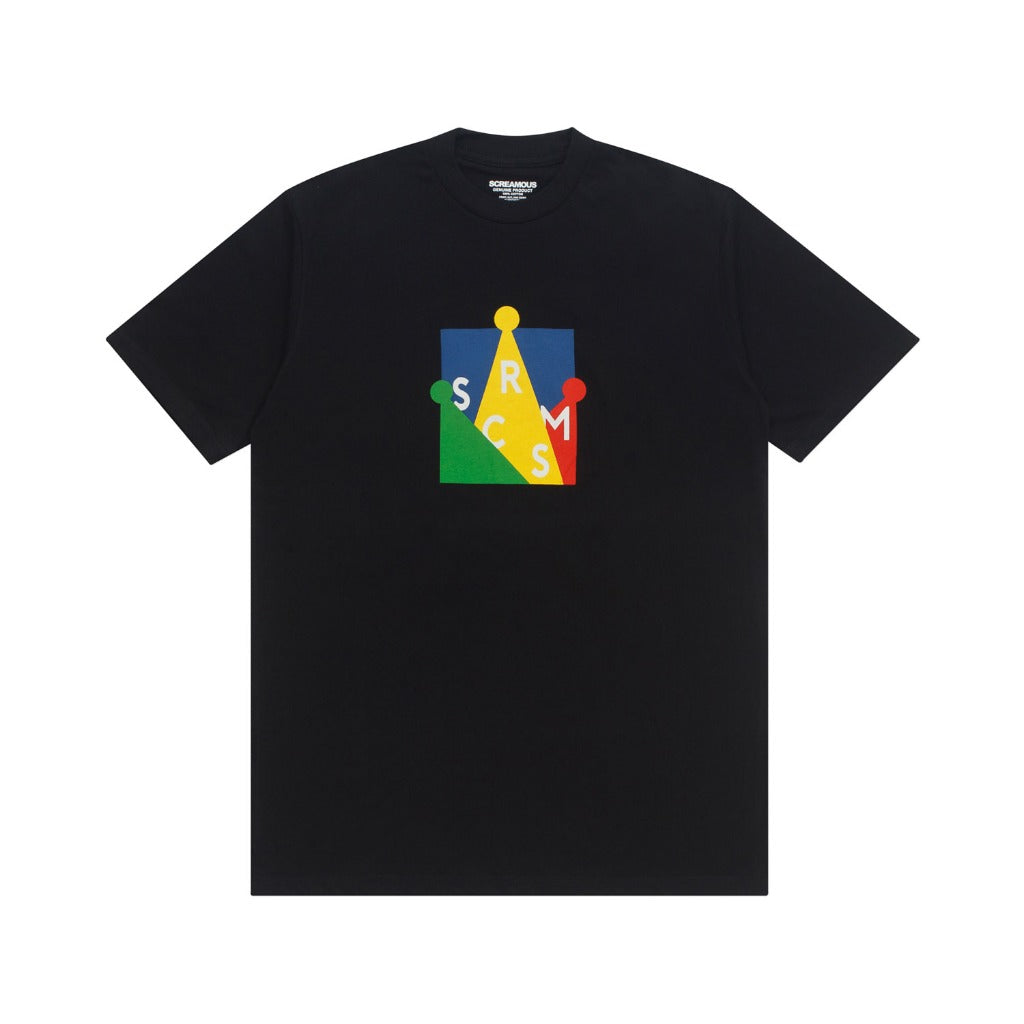 T-Shirt CROWN BLOCKS BLACK
