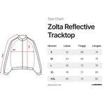 Load image into Gallery viewer, Tracktop Jacket Reflective ZOLTA BLACK
