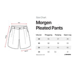 Load image into Gallery viewer, Pleated Short Pants MORGEN BLACK
