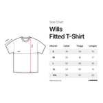Load image into Gallery viewer, T-Shirt Fitted Tee 16s WILLS
