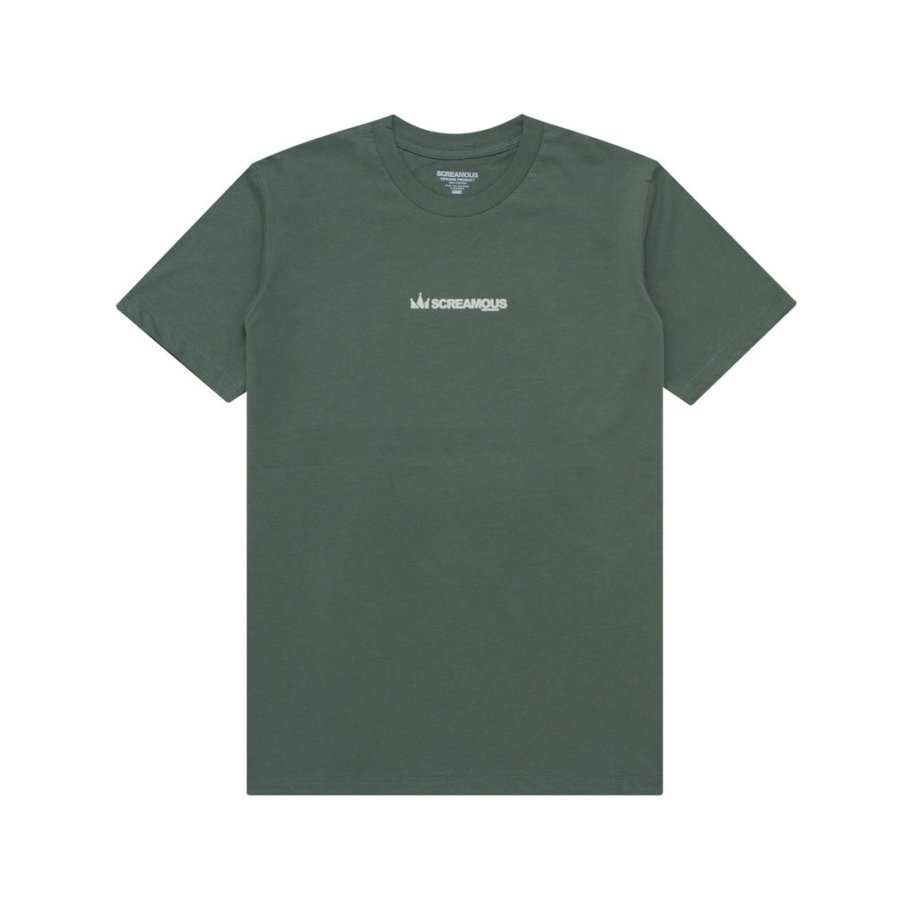 T-Shirt LEGEND TINY FLOCKING IVORY DARK GREEN