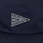 Load image into Gallery viewer, Hat 5panel TRIANGLE NAVY BLUE
