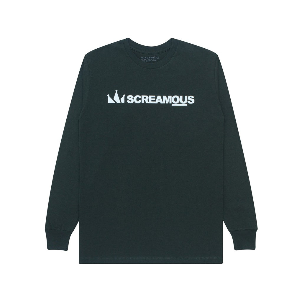 T-Shirt Longsleeves LEGEND ON WHITE FOREST GREEN