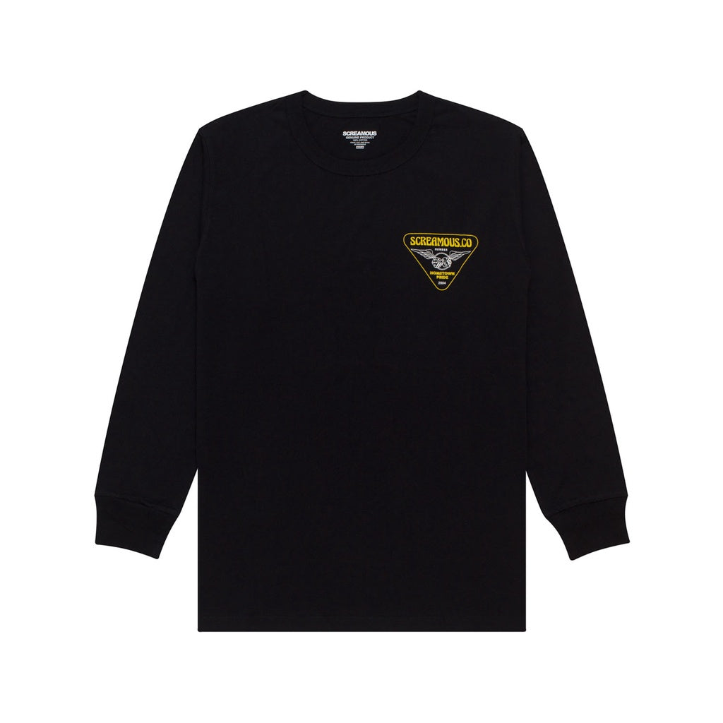 T-Shirt Longsleeves DICE WINGS BLACK