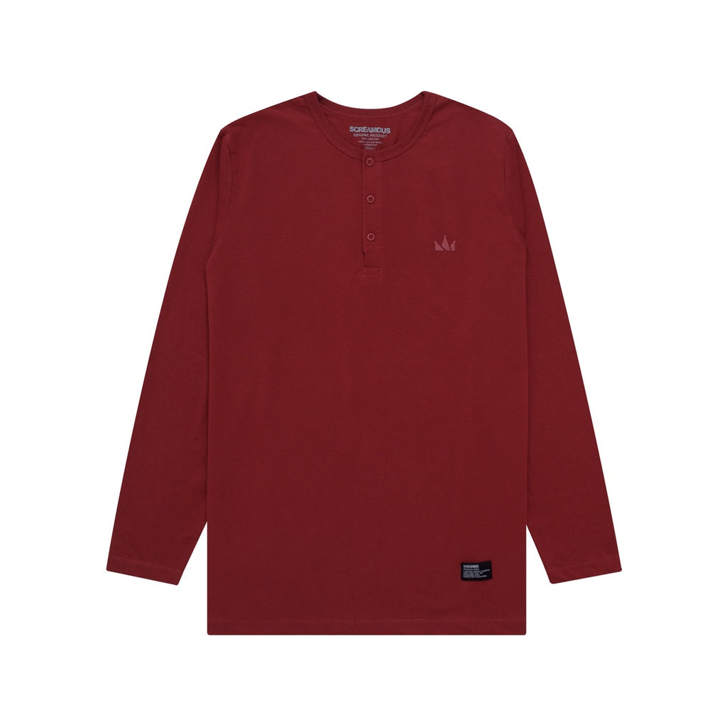 T-Shirt Longsleeves TINY CROWN MAROON