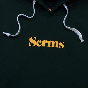 Hoodie SCRMSERIF FOREST GREEN