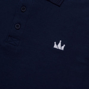 Polo Shirt Basic CROWN MISTY NAVY BLUE