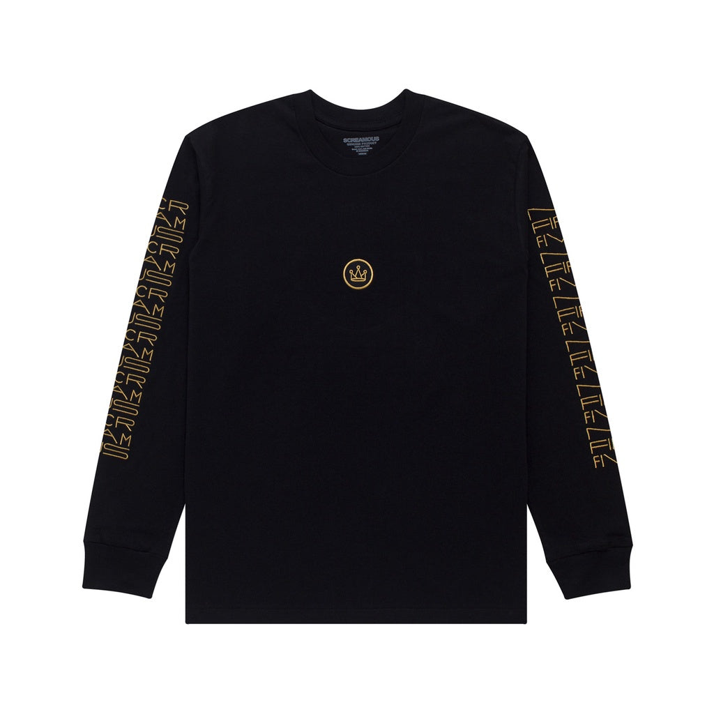 T-Shirt Longsleeves SIMON BLACK