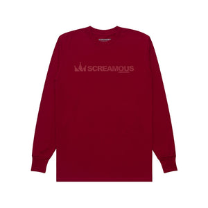 T-Shirt Longsleeves LEGEND ON MAROON MAROON