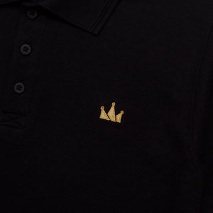 Polo Shirt CROWN GOLD BLACK