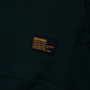 Hoodie SCRMSERIF FOREST GREEN