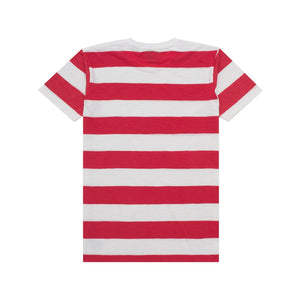 T-Shirt Stripe RUBIO MAROON