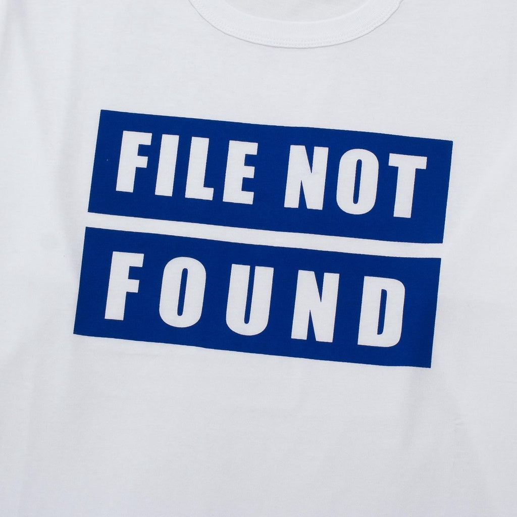 T-Shirt Longsleeves FILE NOT FOUND WHITE