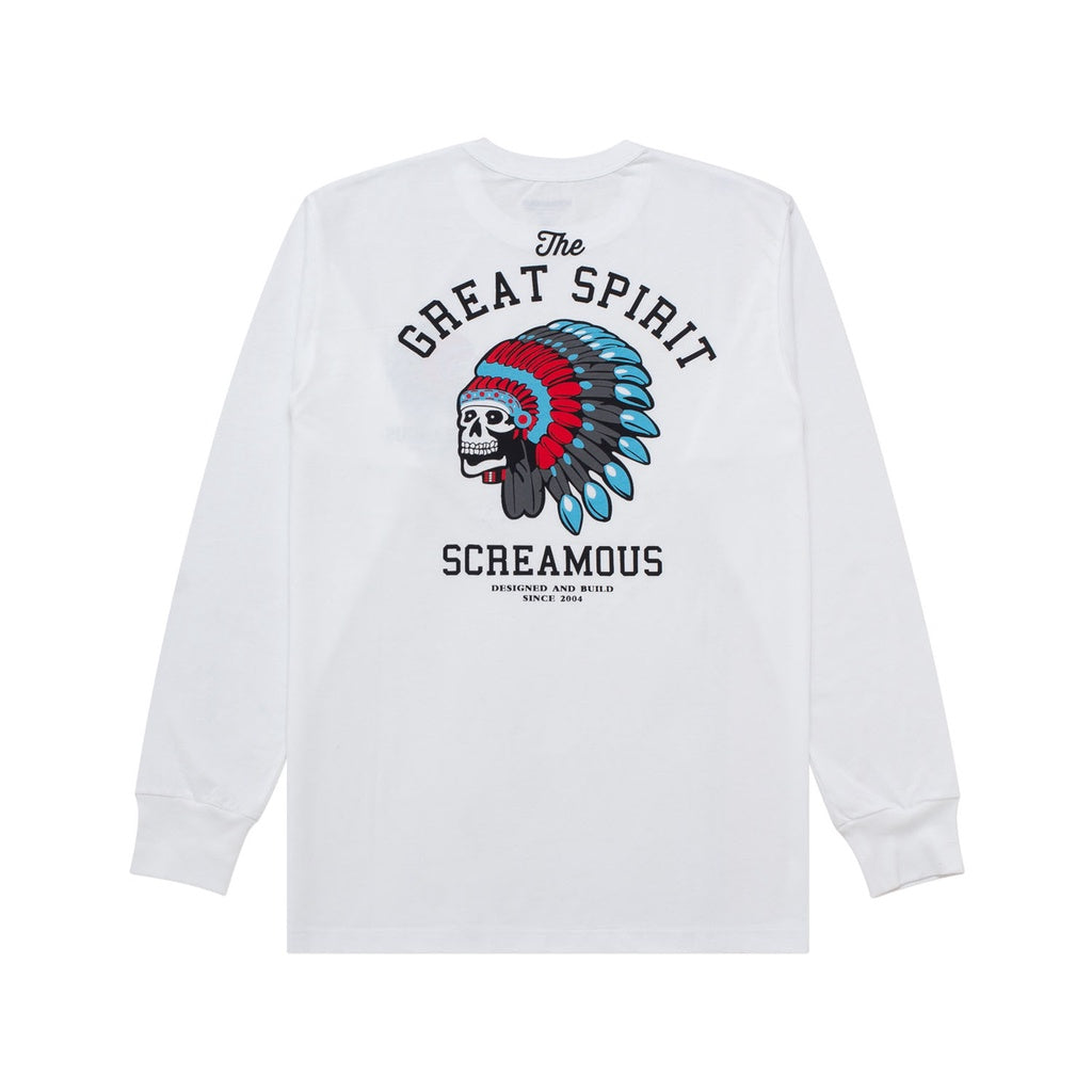 T-Shirt Longsleeves THE GREAT SPIRIT WHITE