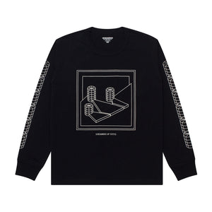 T-Shirt Longsleeves SCREAMOUS FACTORY BLACK