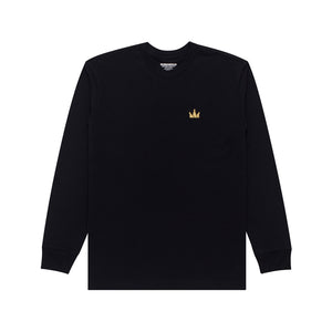 T-Shirt Longsleeves CROWN LOGO BLACK