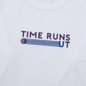 T-Shirt Longsleeves TIME RUNS OUT WHITE