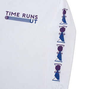 T-Shirt Longsleeves TIME RUNS OUT WHITE