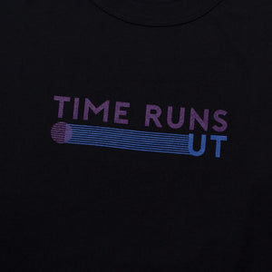 T-Shirt Longsleeves TIME RUNS OUT BLACK