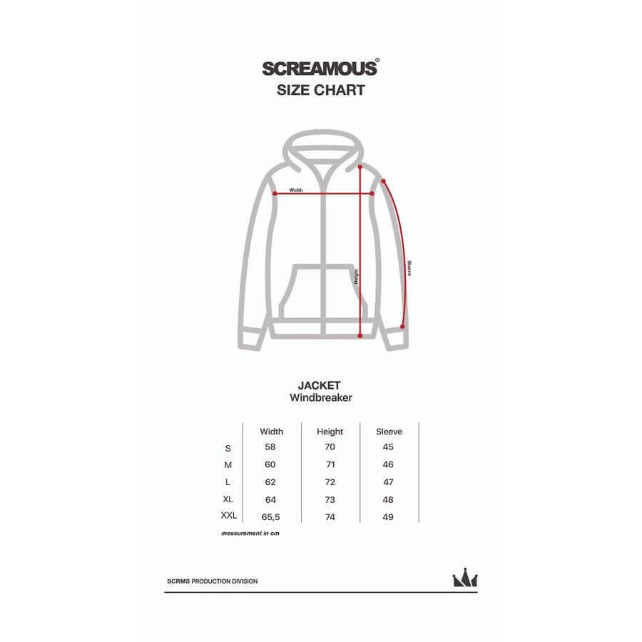 Screamous CAPSULE SERIES Anorak Jacket CAV CREAM