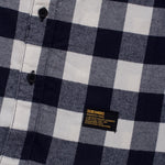 Load image into Gallery viewer, Flannel DELPH NAVY WHITE
